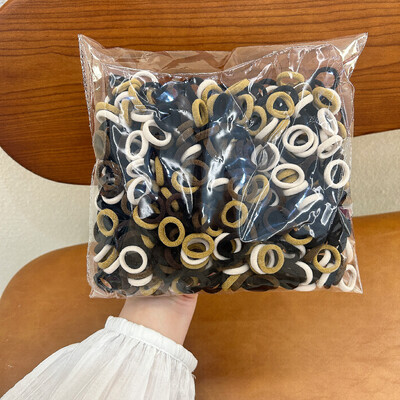 100 darab gyermek hajkiegészítő nagy rugalmassággal Divatos nylon hajkötél egyszerű alap fejpánt és fejpánt