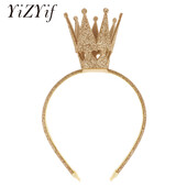 Παιδικά κοριτσάκια Tiara Crown Headbands Γυαλιστερό πάρτι Μαλλιά Στεφάνη γενεθλίων Κορδέλα για το νέο έτος Fairy Party Χριστουγεννιάτικες στολές