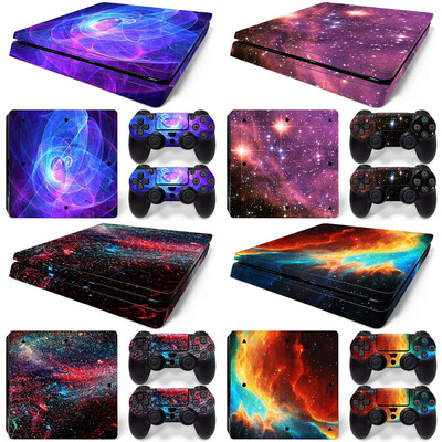 за PS4 Slim Decal Стикер за защитно покритие на кожата за PS4 Slim Стикери за конзола и контролер Винил