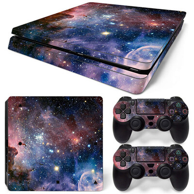 PS4-hez Slim Decal Bőrvédő matrica PS4 Slim konzol- és vezérlőmatricákhoz, vinyl
