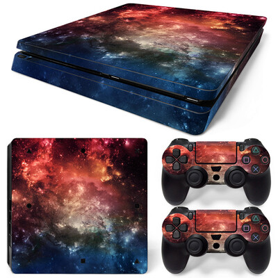 PS4-hez Slim Decal Bőrvédő matrica PS4 Slim konzol- és vezérlőmatricákhoz, vinyl