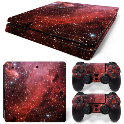 PS4-hez Slim Decal Bőrvédő matrica PS4 Slim konzol- és vezérlőmatricákhoz, vinyl