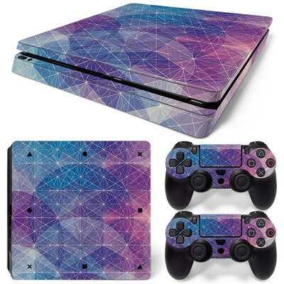 PS4-hez Slim Decal Bőrvédő matrica PS4 Slim konzol- és vezérlőmatricákhoz, vinyl
