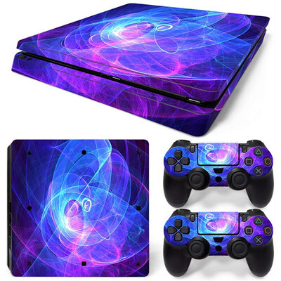 PS4-hez Slim Decal Bőrvédő matrica PS4 Slim konzol- és vezérlőmatricákhoz, vinyl
