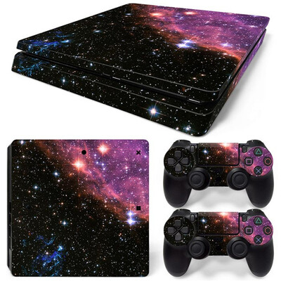 PS4-hez Slim Decal Bőrvédő matrica PS4 Slim konzol- és vezérlőmatricákhoz, vinyl