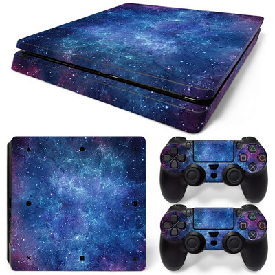 PS4-hez Slim Decal Bőrvédő matrica PS4 Slim konzol- és vezérlőmatricákhoz, vinyl