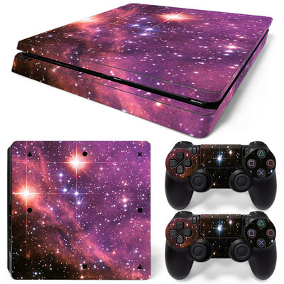 PS4-hez Slim Decal Bőrvédő matrica PS4 Slim konzol- és vezérlőmatricákhoz, vinyl