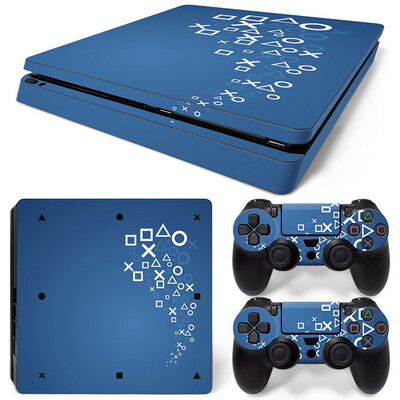 Skin Wrap for PS4 Slim Protective Vinyl Decal for PS4 Slim Game Accessories Sticker cover for PS4 Slim Controller