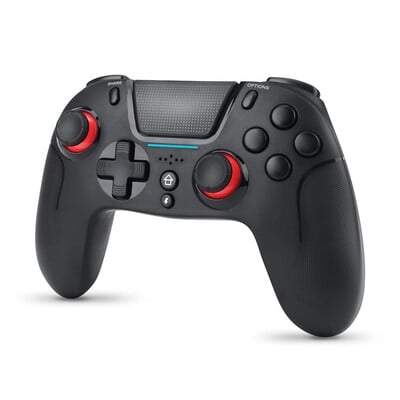 Controler fără fir NE pentru PS4 PS3, Control de jocuri pentru PC Steam, Gamepad BT cu Gyro/Turbo/Vibrație/Joystick cu 6 axe