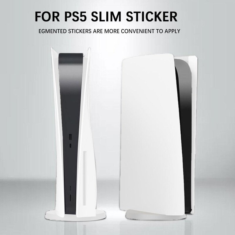 Για PS5 Slim Host Με μεσαίο αυτοκόλλητο με λεπτή διακόσμηση κονσόλας Αυτοκόλλητο ανθεκτικό στη σκόνη Μονάδα CD/ψηφιακή κονσόλα αυτοκόλλητο