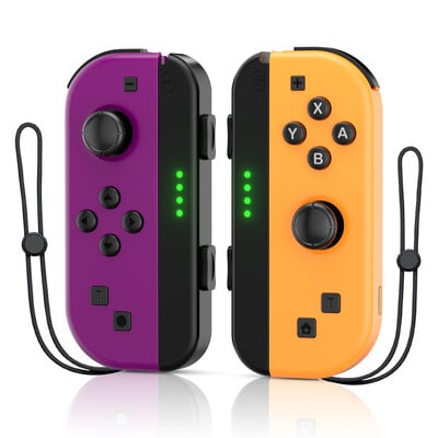 Funguje perfektne pre Nintendo Switch/OLED/Lite pre Joy-Con BT ovládač s turbo vibráciou, farebným vzorom, herné príslušenstvo