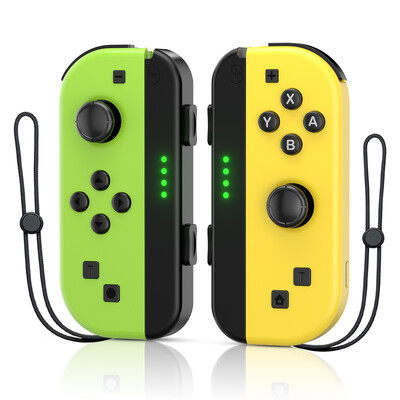 Funguje perfektne pre Nintendo Switch/OLED/Lite pre Joy-Con BT ovládač s turbo vibráciou, farebným vzorom, herné príslušenstvo