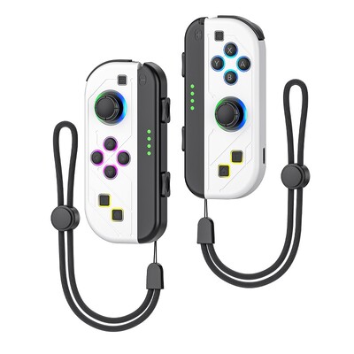 Funguje perfektne pre Nintendo Switch/OLED/Lite pre Joy-Con BT ovládač s turbo vibráciou, farebným vzorom, herné príslušenstvo