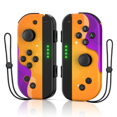 Funguje perfektne pre Nintendo Switch/OLED/Lite pre Joy-Con BT ovládač s turbo vibráciou, farebným vzorom, herné príslušenstvo