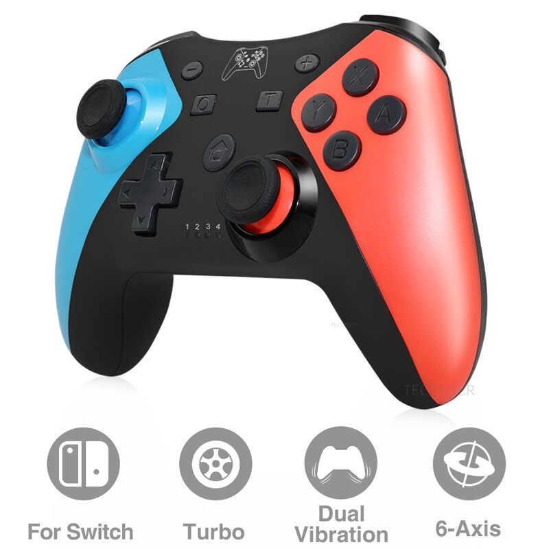 Vezeték nélküli kontrollerrel kompatibilis Nintendo Switch támogatás Bluetooth Gamepad Switch Oled/Switch Lite/Android Phone PC Joystick számára