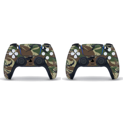 Autocolant cu piele de camuflaj pentru controlerul Sony PS5 Protector Joypad Protector Decal anti-zgârieturi Capac Gamepad Joystick Accesorii pentru jocuri