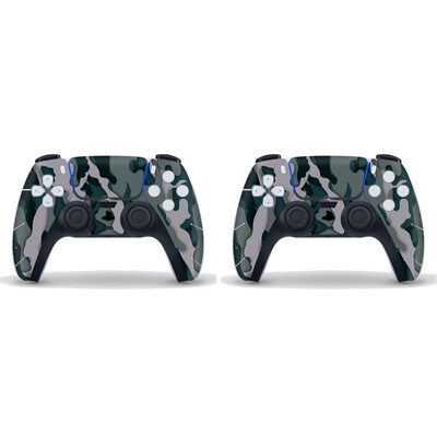 Autocolant cu piele de camuflaj pentru controlerul Sony PS5 Protector Joypad Protector Decal anti-zgârieturi Capac Gamepad Joystick Accesorii pentru jocuri