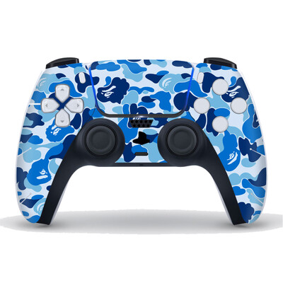 Autocolant cu piele de camuflaj pentru controlerul Sony PS5 Protector Joypad Protector Decal anti-zgârieturi Capac Gamepad Joystick Accesorii pentru jocuri