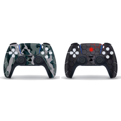 Autocolant cu piele de camuflaj pentru controlerul Sony PS5 Protector Joypad Protector Decal anti-zgârieturi Capac Gamepad Joystick Accesorii pentru jocuri
