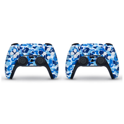 Autocolant cu piele de camuflaj pentru controlerul Sony PS5 Protector Joypad Protector Decal anti-zgârieturi Capac Gamepad Joystick Accesorii pentru jocuri