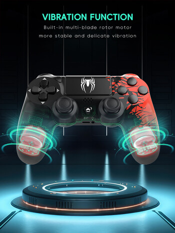 DATA FROG Безжични контролери за игри Bluetooth-съвместим Spide геймпад за PS4 Геймпад Slim/Pro Console Игра за джойстик PC