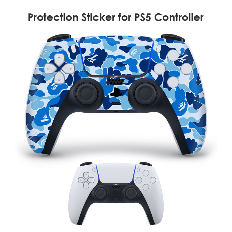 Αυτοκόλλητο δέρματος για χειριστήριο PlayStation 5 Joypad Protector Αδιάβροχο κάλυμμα αυτοκόλλητων Joystick Gamepad για αξεσουάρ παιχνιδιών PS5