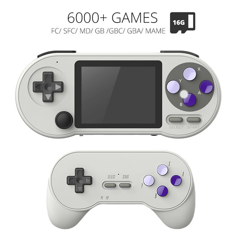 1/2 KOM 2.4G bežični kontroler za igre za DATA FROG SF2000 3.5” retro ručnu igraću konzolu bežični gamepad dodaci za igranje