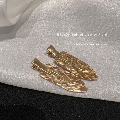 2/4 buc. Agrafă de păr simplu, roz Sakura, fără sudură, foaie de acetat pentru femei, fără breton, agrafă pentru picior de rață, agrafă, instrument de coafat păr