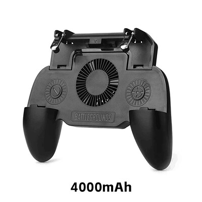 DATA FROG Gaming Grip s prijenosnim punjačem Ventilator za hlađenje za PUBG Mobile Controller L1R1 Mobile Game Trigger Joystick za telefon
