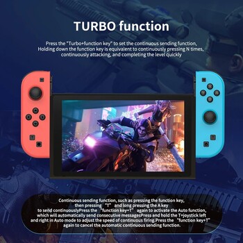 Joy Pad Joycons Controller за Nintendo Switch Джойстик Геймпад Безжична игрова конзола Joypad Turbo Wake Up Функция