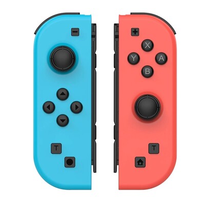 „Joy Pad Joycons“ valdiklis, skirtas „Nintendo Switch“ vairasvirtės žaidimų pultui, belaidžiam žaidimų konsolės „Joypad Turbo Wake Up“ funkcijai