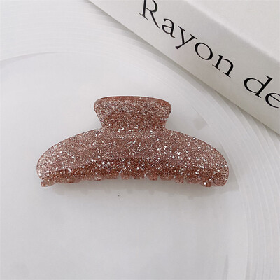 1kom svjetlucave kopče za kosu, modne kopče za morske pse, velike geometrijske kopče za kosu, elegantni ženski dodaci za kosu