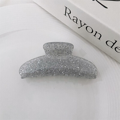 1kom svjetlucave kopče za kosu, modne kopče za morske pse, velike geometrijske kopče za kosu, elegantni ženski dodaci za kosu