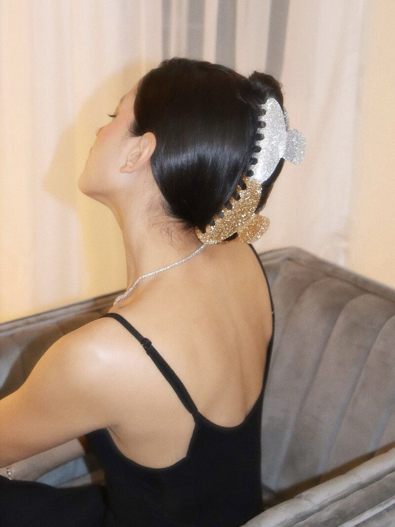 1kom svjetlucave kopče za kosu, modne kopče za morske pse, velike geometrijske kopče za kosu, elegantni ženski dodaci za kosu