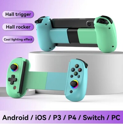 Teleskopický ovládač gamepadu D8 Joystick Turbo 6-osý gyroskopický vibračný bezdrôtový Bluetooth 5.2 pre Android IOS PS3 PS4 Switch iPad