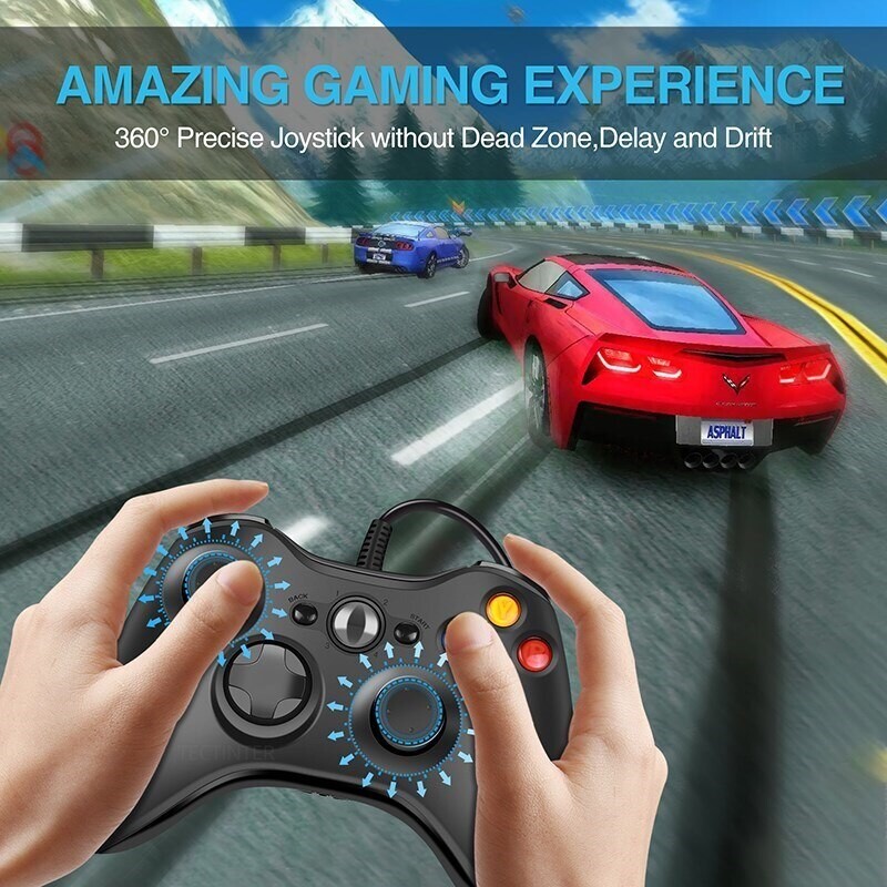TECTINTER USB žičani kontroler za igre za Xbox360 konzolu Joypad za Win 7/8/10 PC joystick Controle Mando Gamepad za Xbox 360