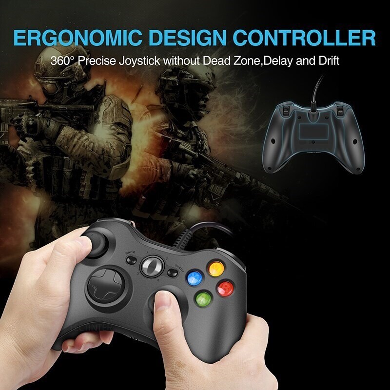 TECTINTER USB žičani kontroler za igre za Xbox360 konzolu Joypad za Win 7/8/10 PC joystick Controle Mando Gamepad za Xbox 360