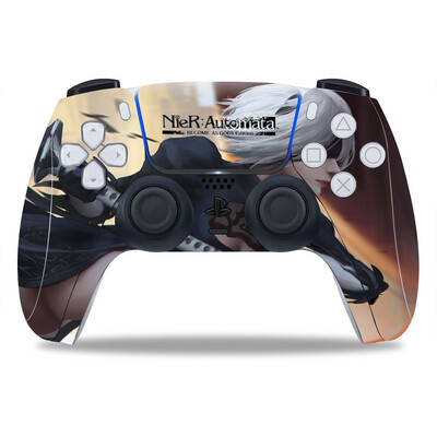 Autocolant de piele pentru PS5 PlayStation 5 Gamepad Controller Joystick Accesorii pentru jocuri Autocolante de protecție anti-alunecare împotriva prafului