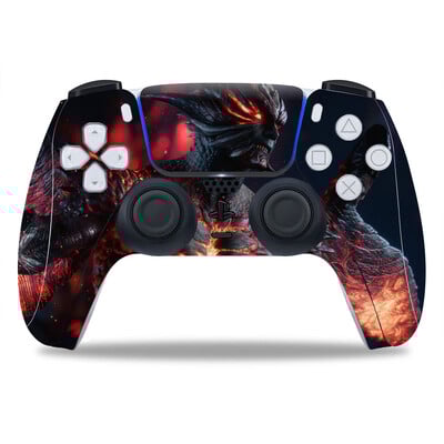 Autocolant de piele pentru PS5 PlayStation 5 Gamepad Controller Joystick Accesorii pentru jocuri Autocolante de protecție anti-alunecare împotriva prafului