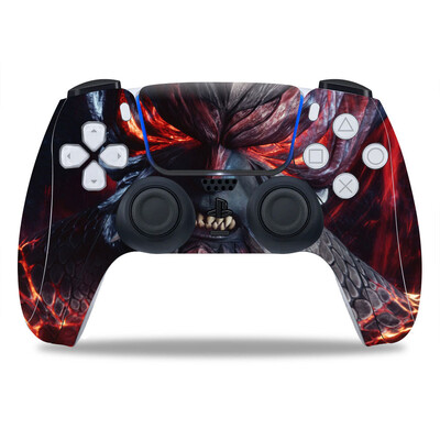 Autocolant de piele pentru PS5 PlayStation 5 Gamepad Controller Joystick Accesorii pentru jocuri Autocolante de protecție anti-alunecare împotriva prafului