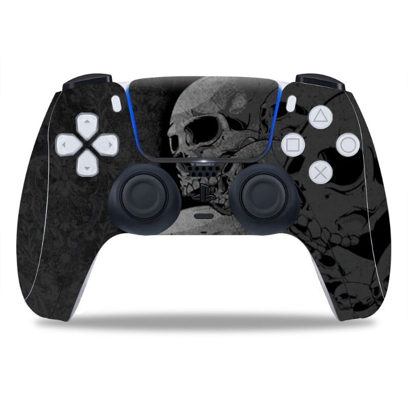 Autocolant de piele pentru PS5 PlayStation 5 Gamepad Controller Joystick Accesorii pentru jocuri Autocolante de protecție anti-alunecare împotriva prafului