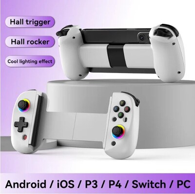 D8 Teleszkópos Gamepad Controller Joystick Turbo 6-tengelyes Gyro Vibration Wireles Bluetooth 5.2 Android IOS PS3 PS4 Switch IPad