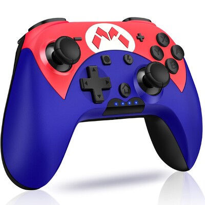 „NE Wireless Switch Pro“ valdiklis, valdantis „Bluetooth“ žaidimų pultus su 6 ašių „Gyro“ / „Turbo“ / „Joystick“, skirtu „Nintendo Switch“ / „Lite“ / OLED