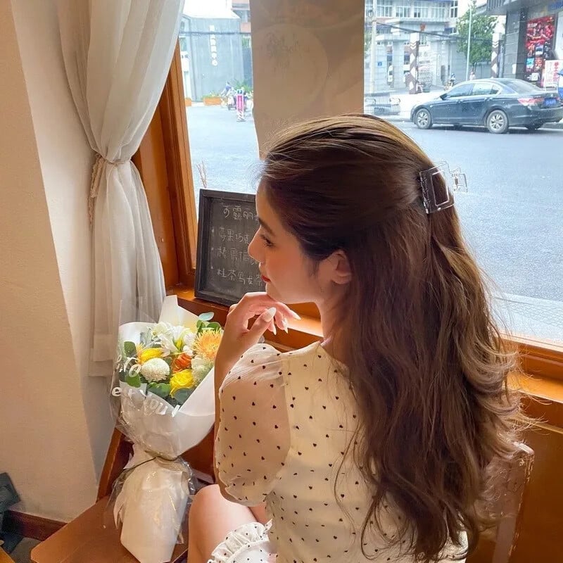 Malé štvorcové vlasové pazúry, farebné elegantné akrylové sponky do vlasov, sponka s krabím vzorom, vlasové sponky, pokrývky hlavy pre ženy a dievčatá.