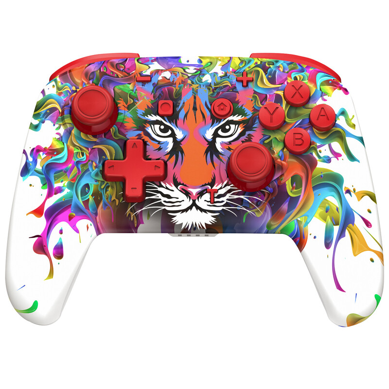 Ελεγκτής παιχνιδιών για υπολογιστή Nintendo Switch PRO Stock Ελεγκτής ασύρματου διακόπτη δόνησης Χειριστήρια παιχνιδιών USB Μεγάλη διάρκεια ζωής μπαταρίας Πολύχρωμα