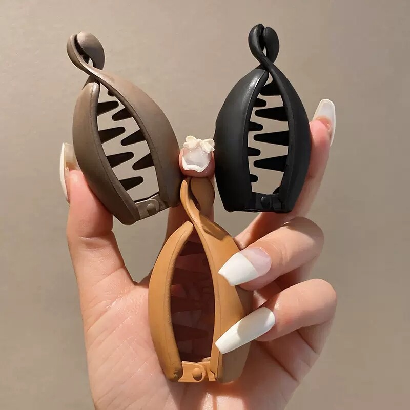 Matinės aukštos arklio uodegos segtukai Vienspalviai bananų segtukai Moteriški plaukų stiliaus aksesuarai Madingi arklio uodegos segtukai Plaukų nagai Plaukų segtukai