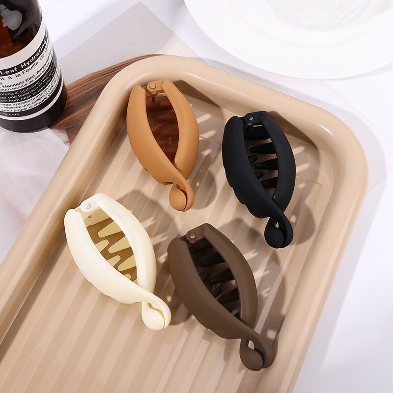 Matinės aukštos arklio uodegos segtukai Vienspalviai bananų segtukai Moteriški plaukų stiliaus aksesuarai Madingi arklio uodegos segtukai Plaukų nagai Plaukų segtukai