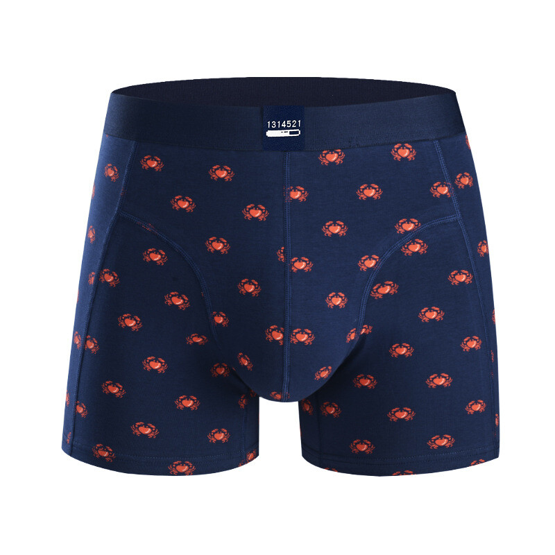 Sport, kopásálló férfi boxernadrág fésült pamut felsővel, férfi fehérneművel és boxerrel, eladásra készen