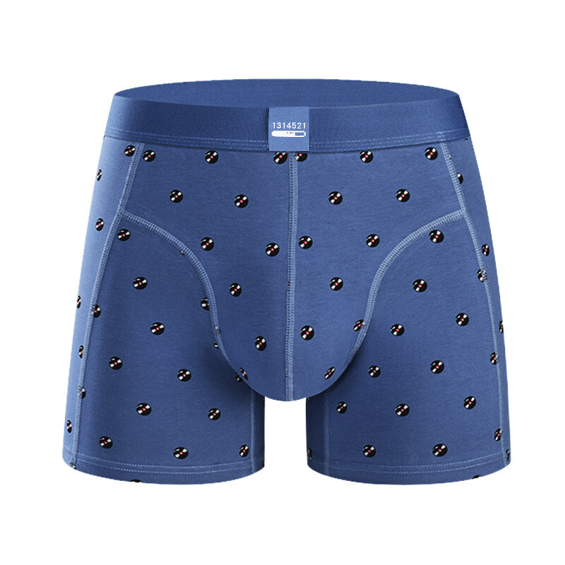 Sport, kopásálló férfi boxernadrág fésült pamut felsővel, férfi fehérneművel és boxerrel, eladásra készen