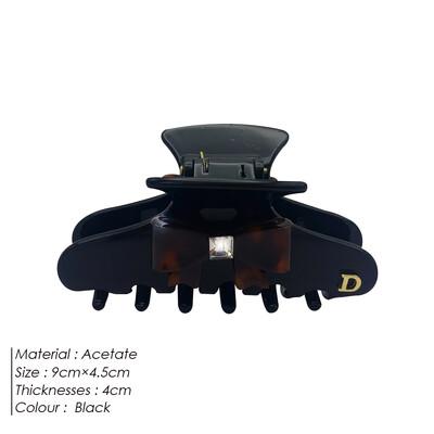 eManco Acetate Minimalist Power Claw kopče Poklon za nju Iznenađujuće zavidan dodatak za kosu koji drži puno kose